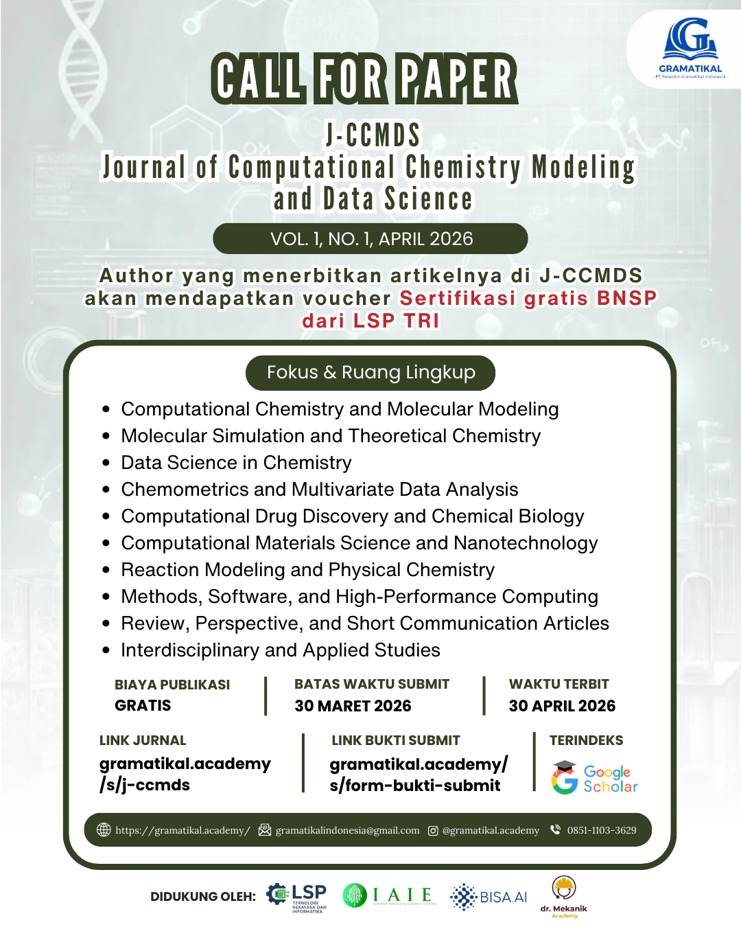 Poster Announcement J-CCMDS