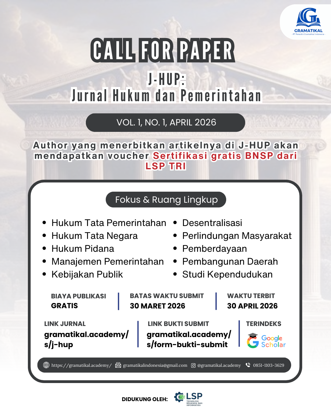 Poster Announcement J-HUP