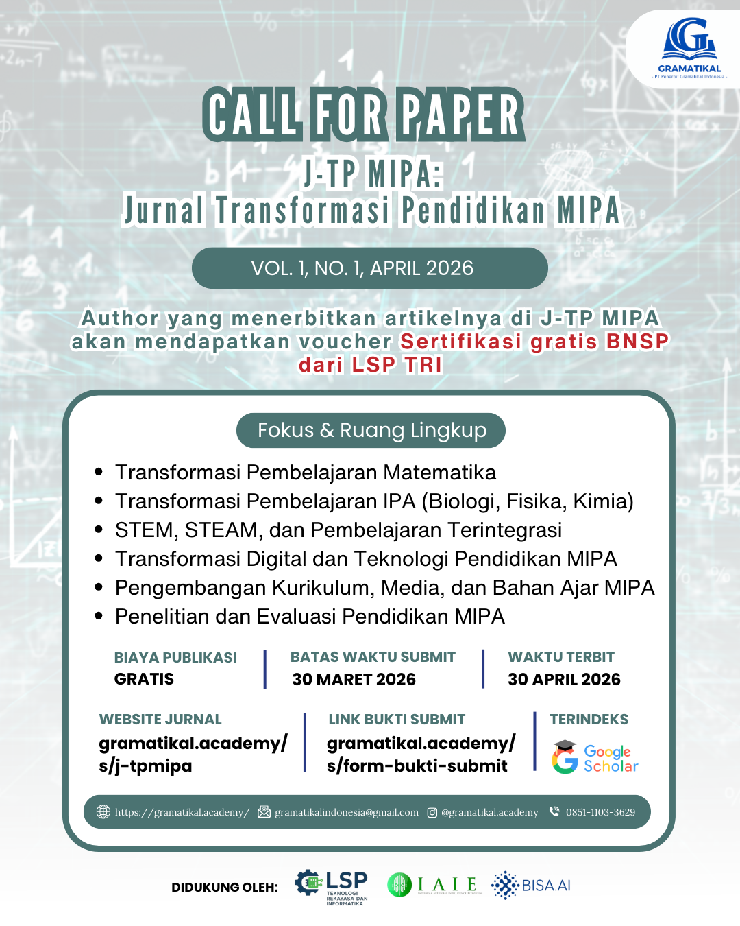 Poster Announcement J-TP MIPA