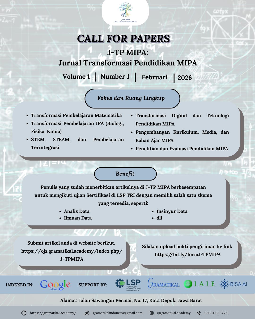 Poster Announcement J-TP MIPA